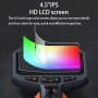 内窥镜摄像头，双镜头铰接检查摄像头，4.5 英寸 IPS，1080P 柔性管道镜，带 8 个 LED 灯，适用于汽车、墙壁、发动机下水道的双向检查摄像头